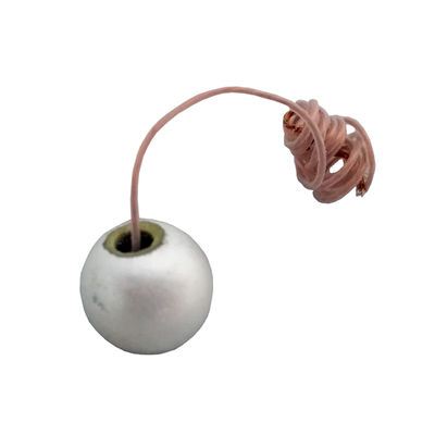 الخزف / كهرض نصف كروي الخزف الكهربائي ، العنصر البيزو سيراميك قطر 10-50 مم